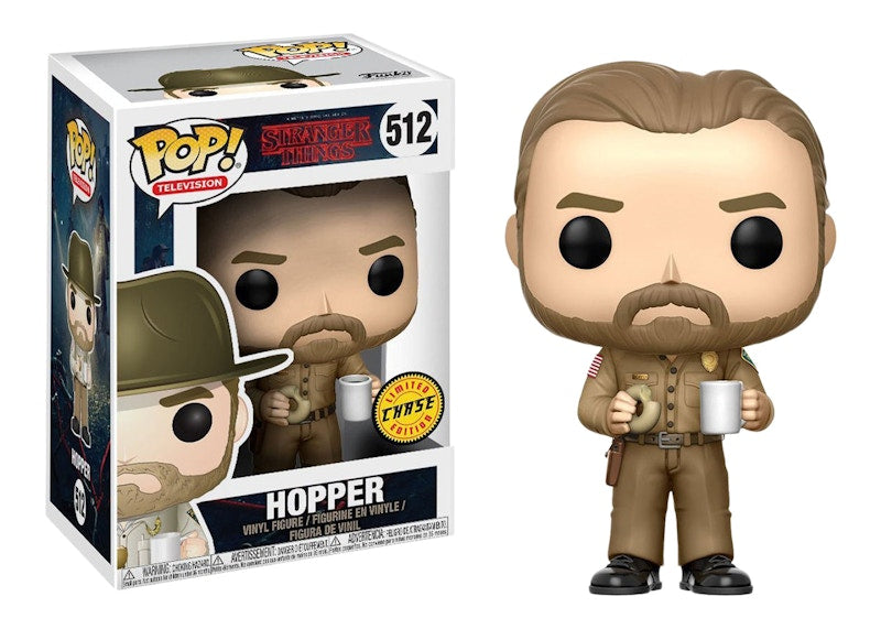 Funko Pop! Television Stranger Things Hopper (Chase) Figure #512