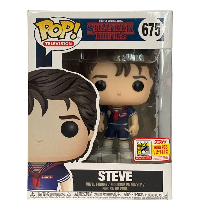 Funko Pop! Television Stranger Things Steve SDCC Figure #675