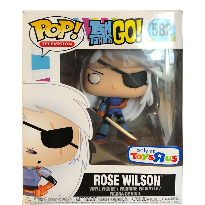 Funko Pop! Television Teen Titans Go! Rose Wilson Toys R Us Exclusive Figure #582