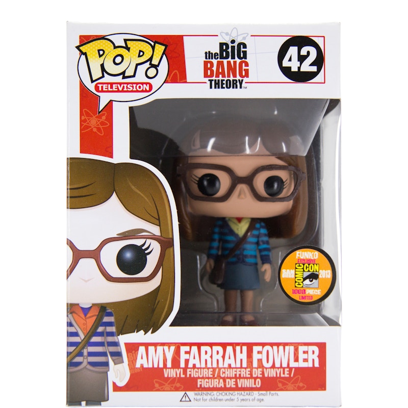 Funko Pop! Television The Big Bang Theory Amy Farrah Fowler (Brown Shoes) SDCC Figure #42