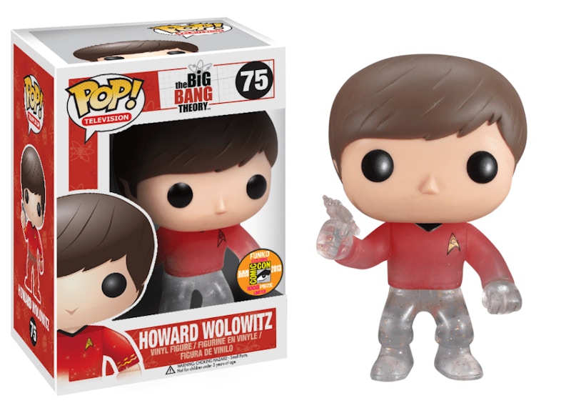 Funko Pop! Television The Big Bang Theory Howard Wolowitz (Star Trek) (Fade) SDCC Figure #75