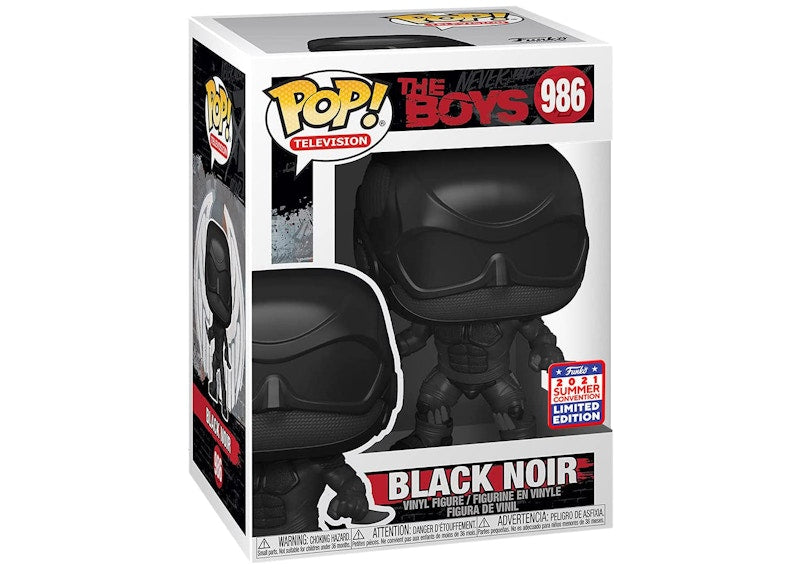 Funko Pop! Television The Boys Black Noir 2021 Summer Convention Exclusive Figure #986