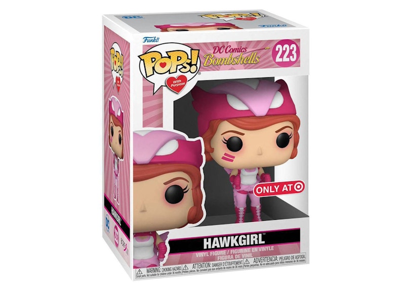 Funko Pops! With Purpose DC Comics Bombshells Hawkgirl Target Exclusive Figure #223