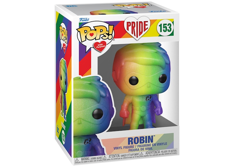Funko Pops! with Purpose DC Comics Pride Robin Figure #153