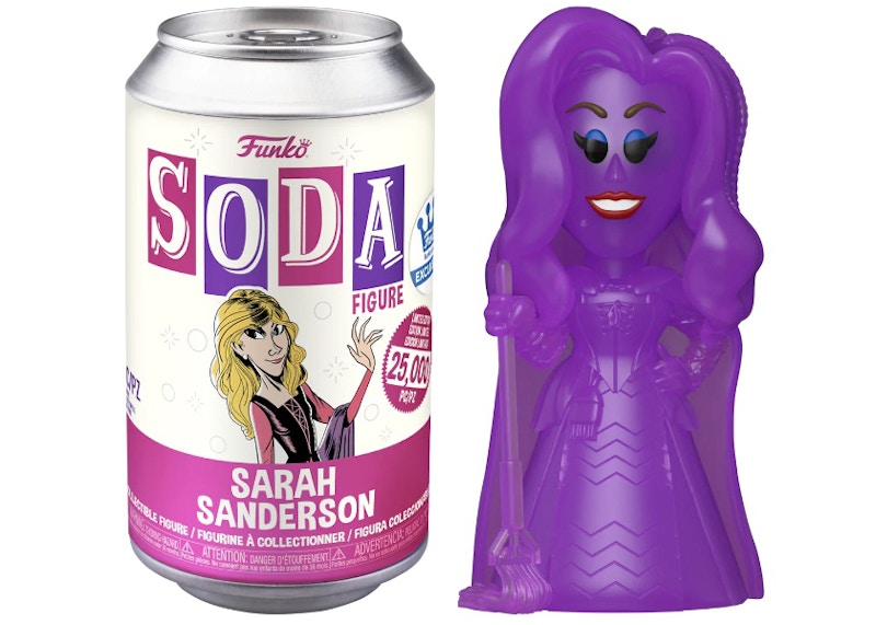 Funko Soda Hocus Pocus Sarah Sanderson Funko Shop Exclusive Open Can Chase Figure