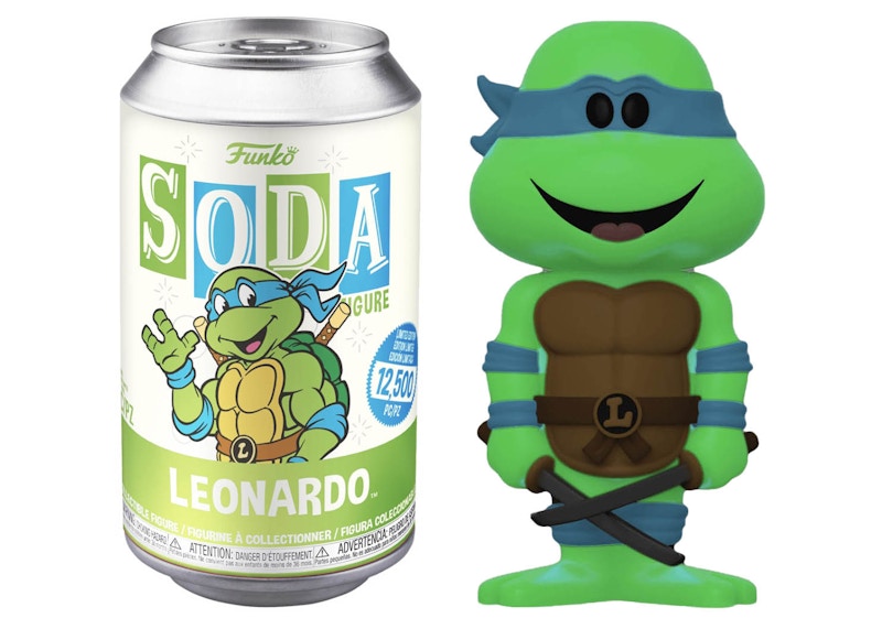 Funko Soda TMNT Leonardo Opened Can Chase Figure