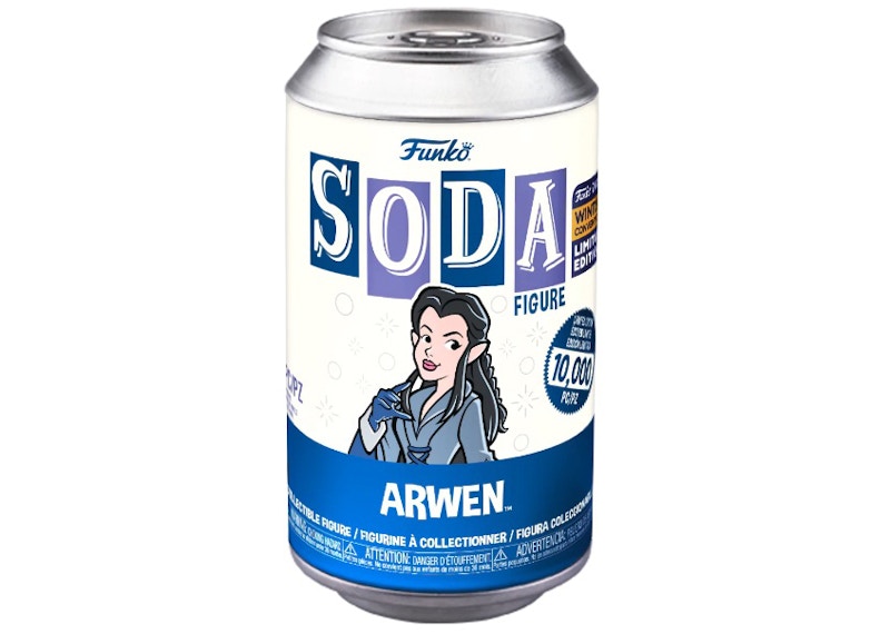 Funko Soda Lord of the Rings Arwen 2022 Winter Convention Exclusive Figure Sealed Can