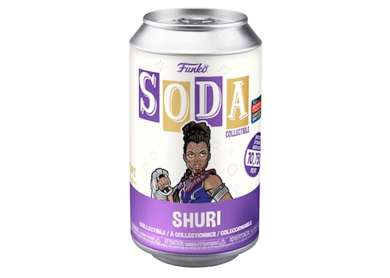 Funko Soda Marvel Black Panther Shuri 2022 Fall Convention Exclusive Figure Sealed Can