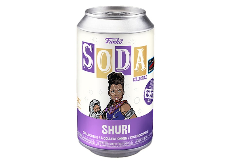 Funko Soda Marvel Black Panther Shuri 2022 NYCC Exclusive Figure Sealed Can