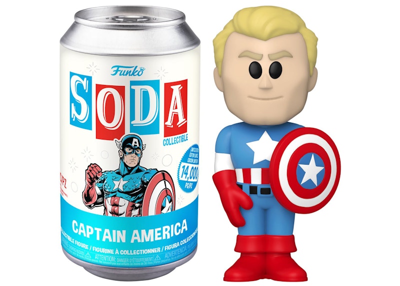 Funko Soda Marvel Captain America Open Can Chase Figure