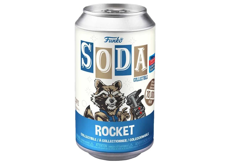 Funko Soda Marvel Rocket 2021 Fall Convention Exclusive Figure Sealed Can