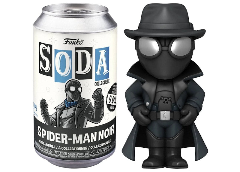 Funko Soda Marvel Spider-Man Noir Open Can Chase Figure