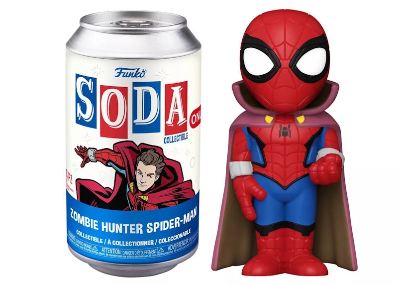 Funko Soda Marvel Studios What If...? Zombie Hunter Spider-Man Target Exclusive Open Can Chase Figure