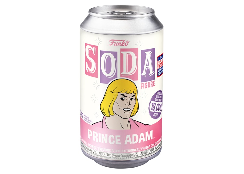 Funko Soda Masters Of The Universe Prince Adam 2021 Summer Virtual Funkon Exclusive Figure Sealed Can