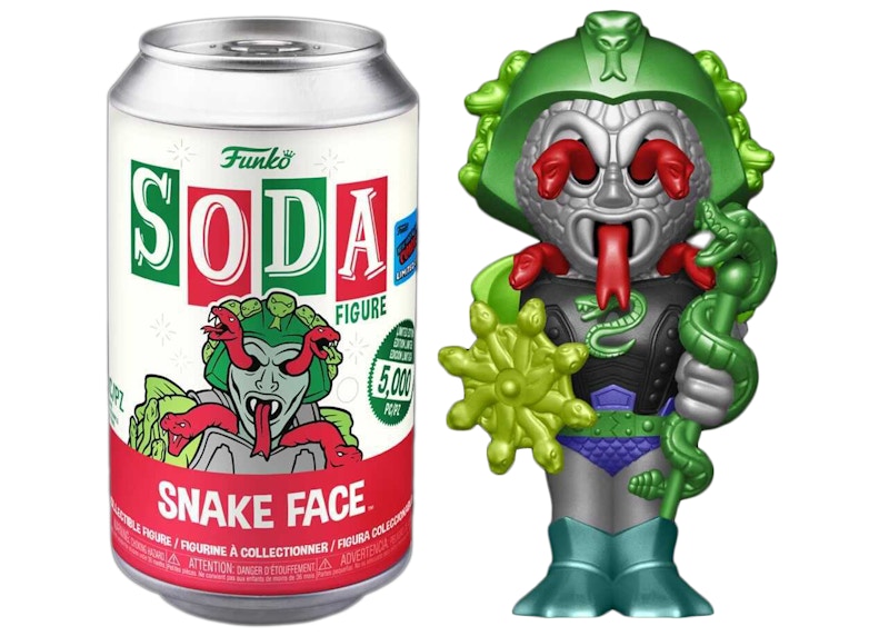 Funko Soda Masters Of The Universe Snake Face 2021 NYCC Exclusive Open Can Chase Figure