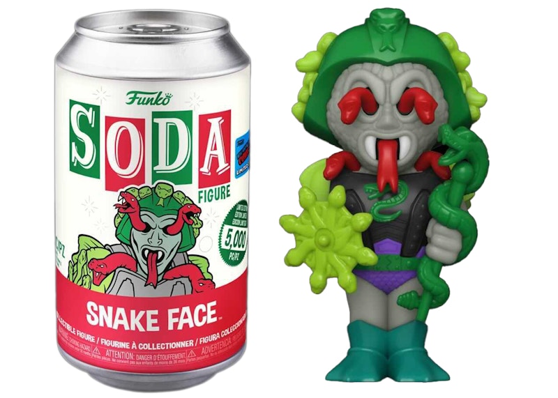 Funko Soda Masters Of The Universe Snake Face 2021 NYCC Exclusive Open Can Figure