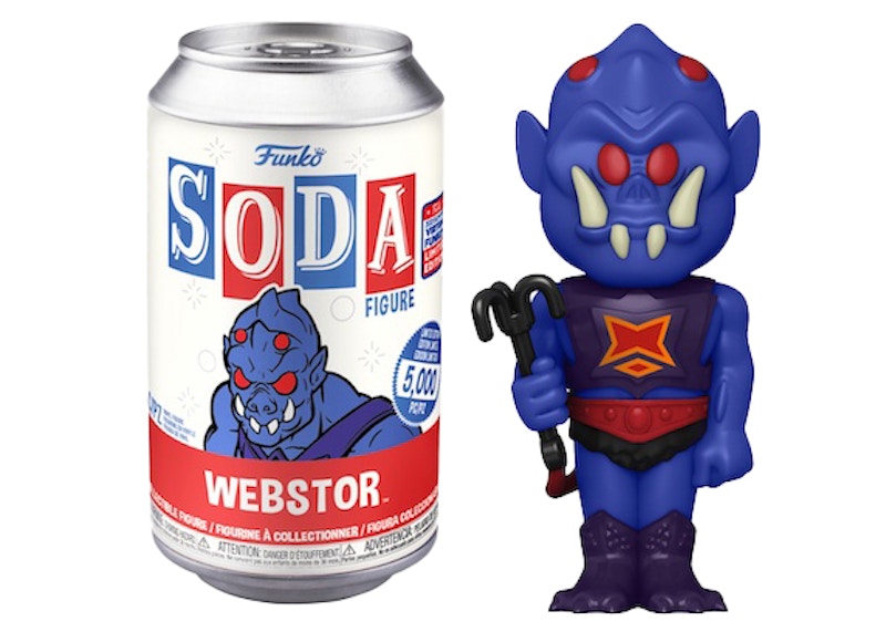 Funko Soda Masters Of The Universe Webstor 2021 Summer Virtual Funkon Exclusive Open Can Figure