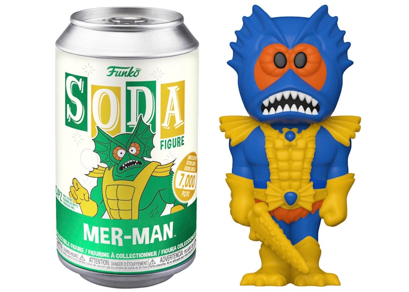 Funko Soda Masters of the Universe Mer-Man Opened Can Chase Figure