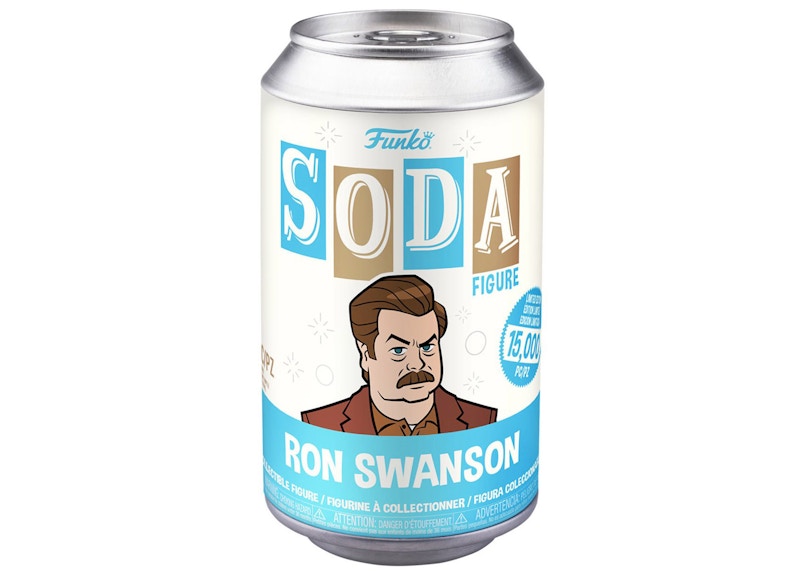 Funko Soda Parks and Recreation Ron Swanson Figure Sealed Can