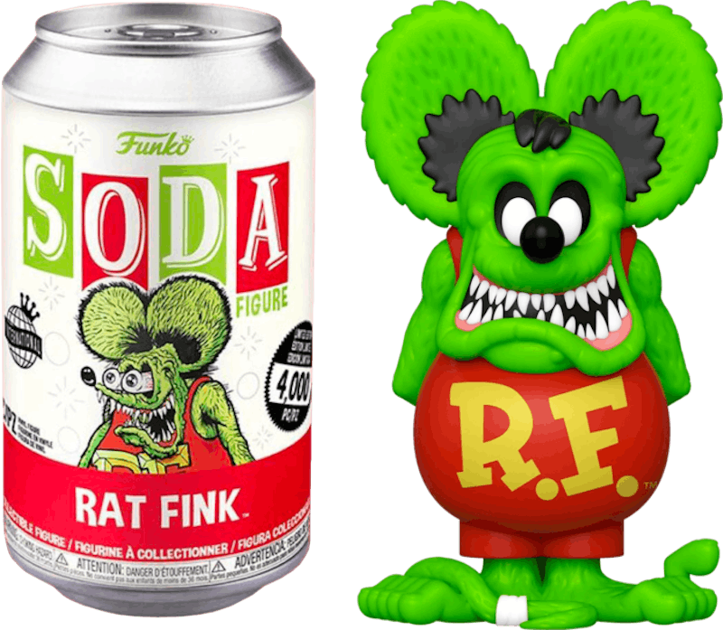 Funko Soda Rat Fink Opened Can Common Figure