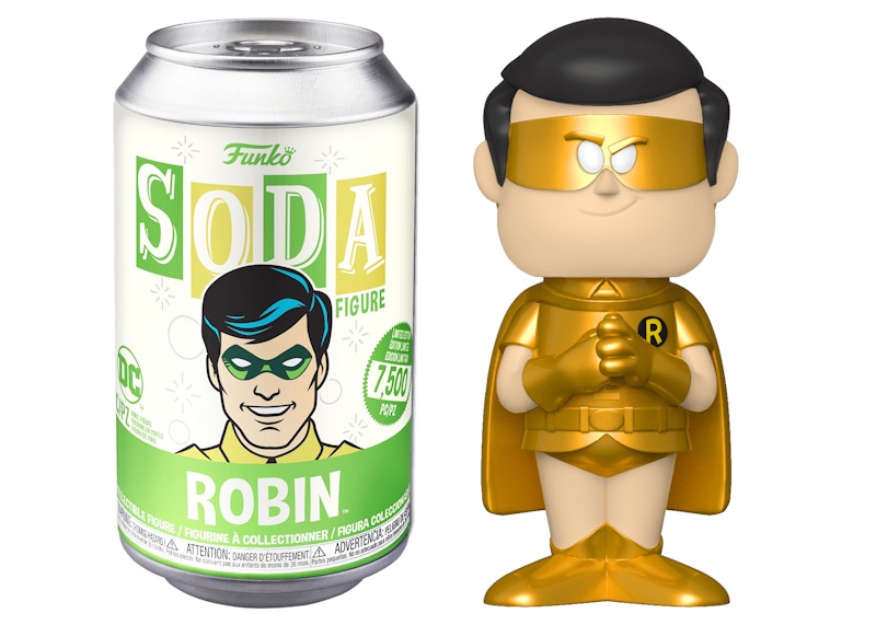 Funko Soda DC Comics Robin Opened Can Chase Figure