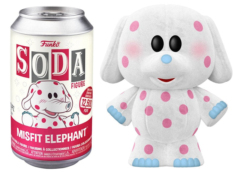 Funko Soda Rudolph the Red-Nosed Reindeer Misfit Elephant Open Can Chase Figure