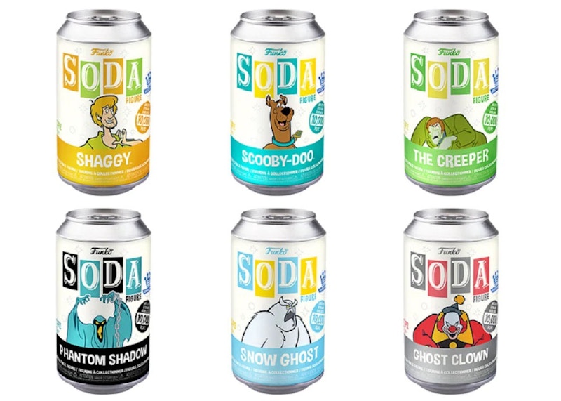 Funko Soda Scooby Doo Sealed Can Set with Loungefly Cooler Funko Shop Exclusive 6-Pack