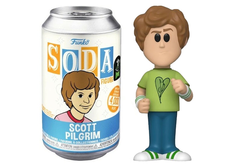 Funko Soda Scott Pilgrim Emerald City ComicCon Exclusive Opened Can Chase Figure