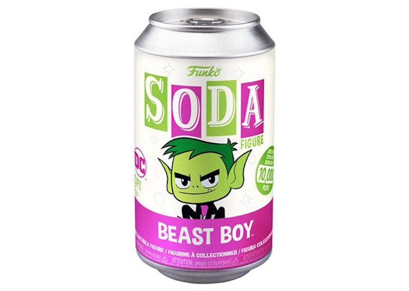 Funko Soda Teen Titans Beast Boy Figure Sealed Can