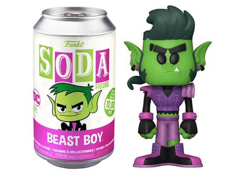 Funko Soda Teen Titans Beast Boy Open Can Figure