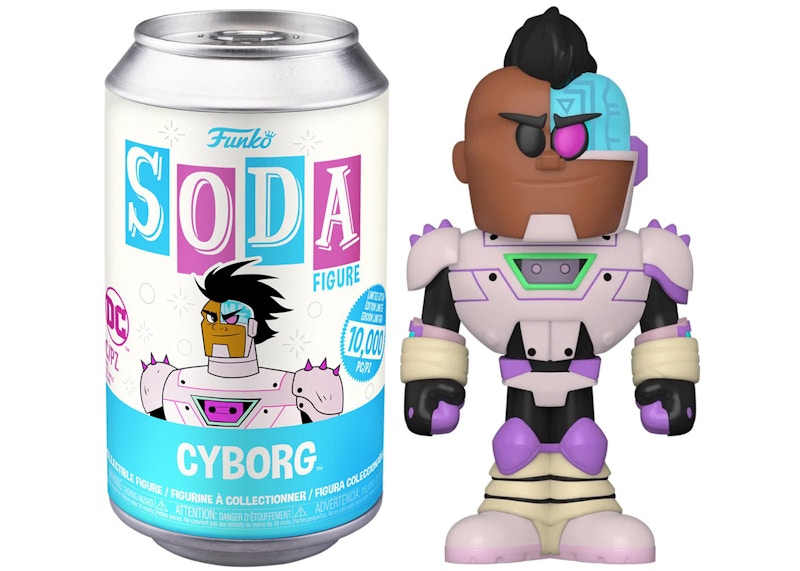 Funko Soda Teen Titans Go! Cyborg Open Can Figure