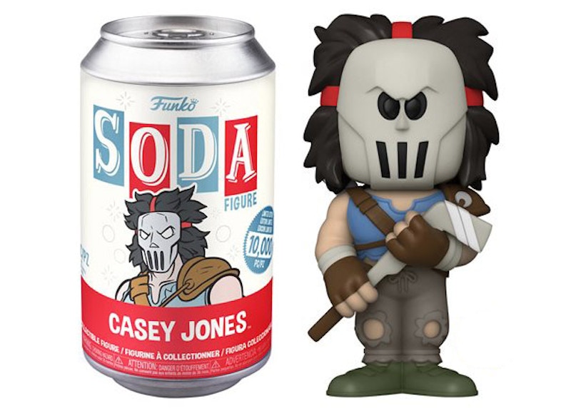 Funko Soda Teenage Mutant Ninja Turtles Casey Jones Open Can Chase Figure