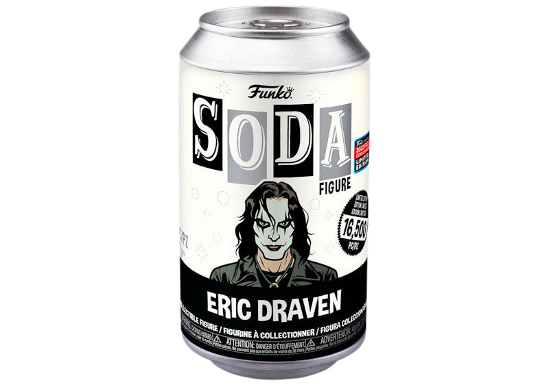 Funko Soda The Crow Eric Draven 2022 Fall Convention Exclusive Figure Sealed Can