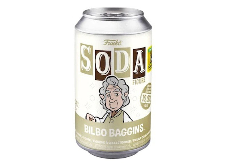 Funko Soda The Lord of the Rings Bilbo Baggins 2022 SDCC Exclusive Figure Sealed Can