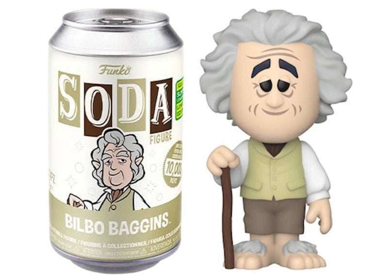 Funko Soda The Lord of the Rings Bilbo Baggins 2022 Summer Convention Exclusive Open Can Figure