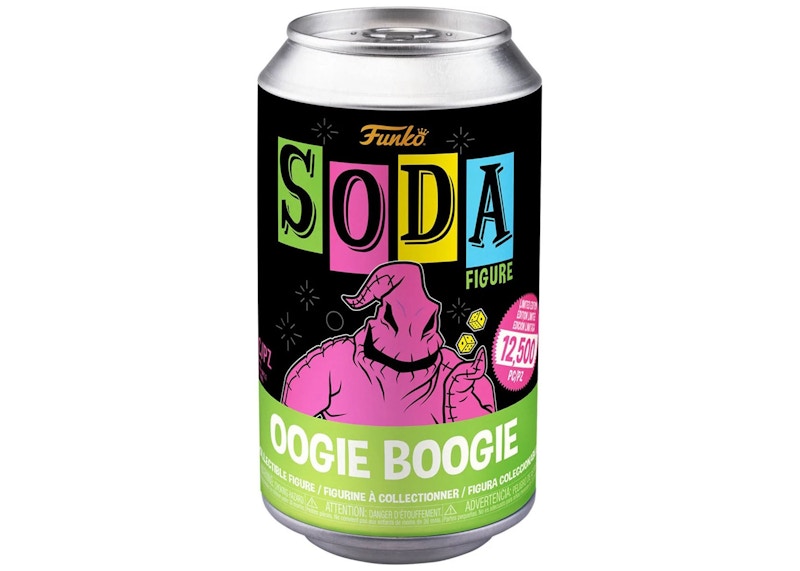 Funko Soda The Nightmare Before Christmas Black Light Oogie Boogie Figure Sealed Can