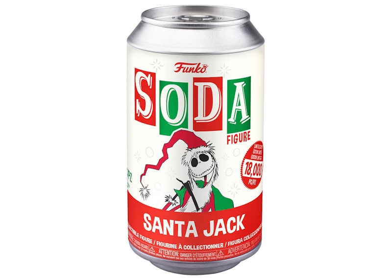 Funko Soda The Nightmare Before Christmas Santa Jack Figure Sealed Can
