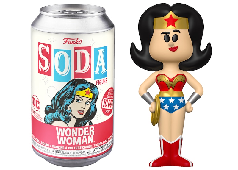 Funko Soda DC Comics Wonder Woman Opened Can Common Figure
