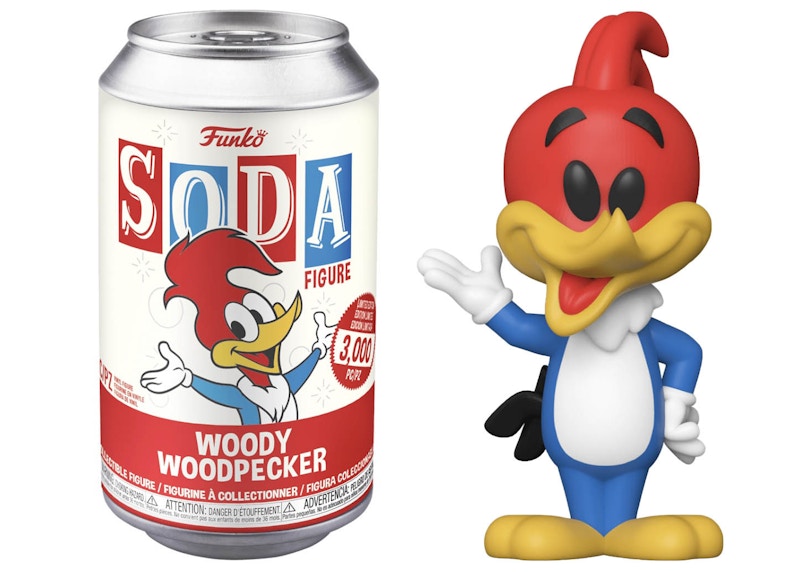 Funko Soda Animation Woody Woodpecker Opened Can Chase Figure
