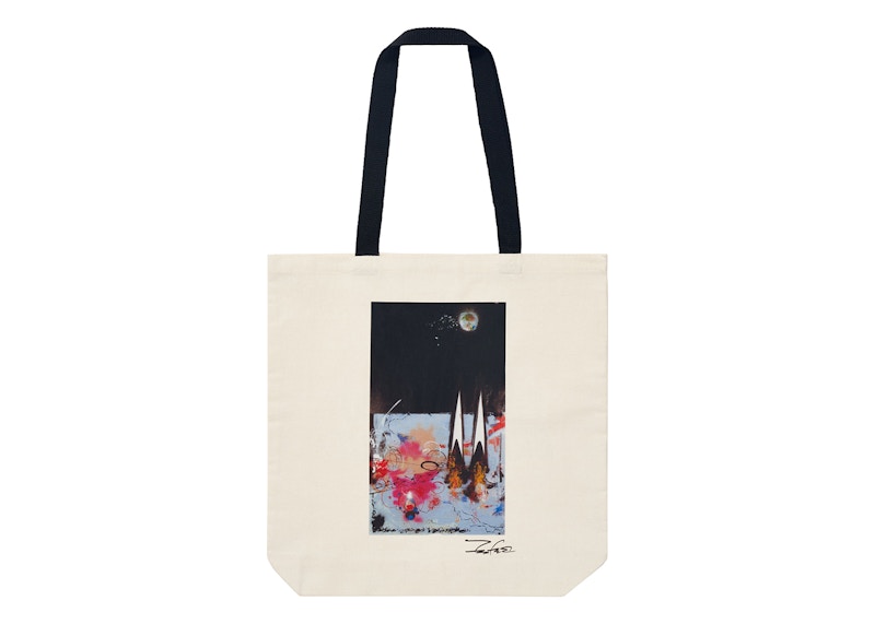 Futura Bronx Museum x Blue City Tote Bag Natural