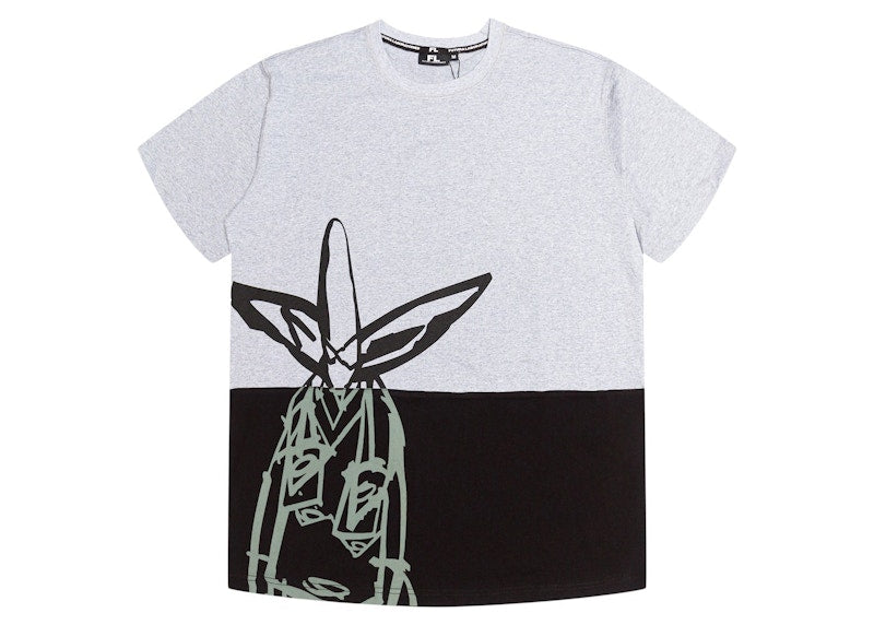 Futura Laboratories Pointman Split Panel Tee Gray