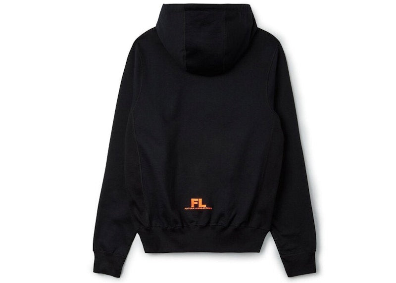 Futura Laboratories x Dover Street Market Fluro Rebellion Hoodie Black