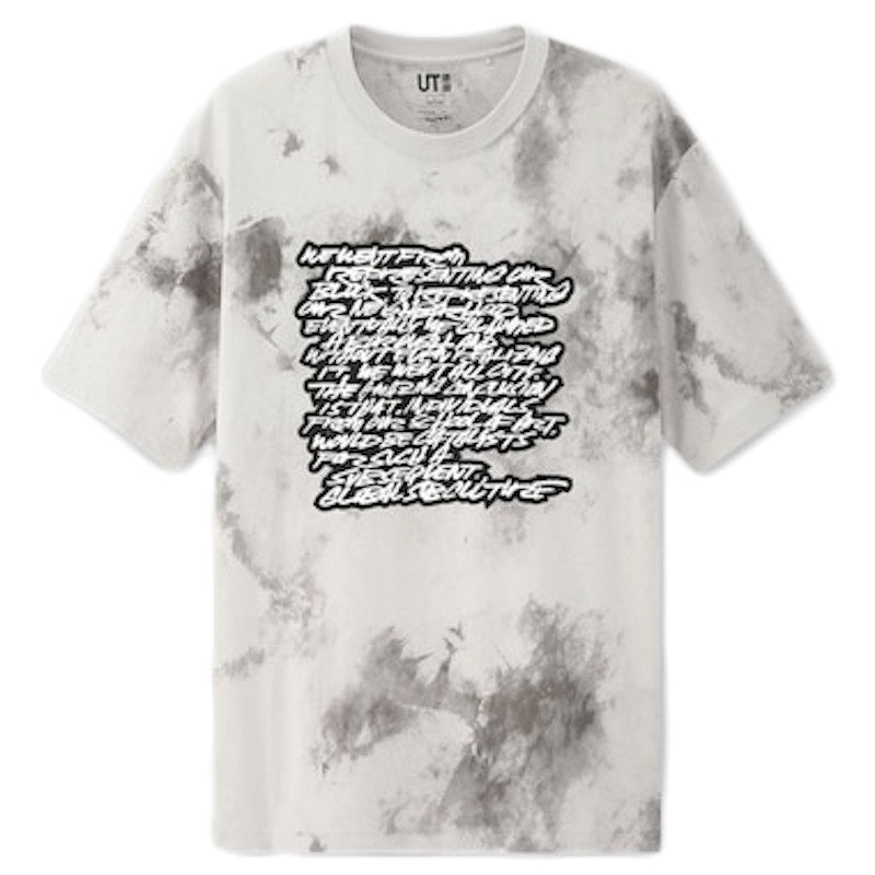 Futura Laboratories x Uniqlo Script T-shirt Light Grey