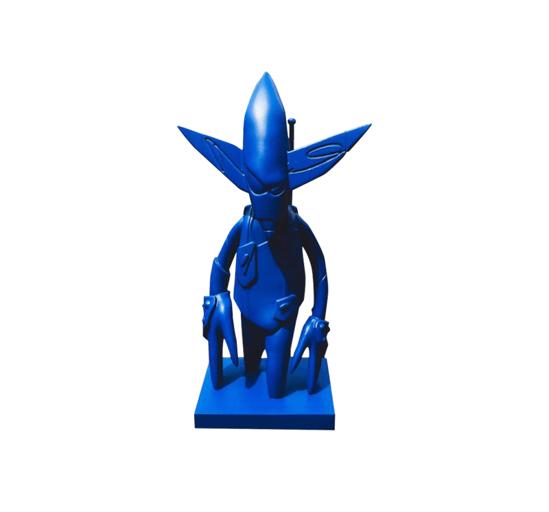 Futura Laboratories x New York Mets Bobblehead Figure Blue