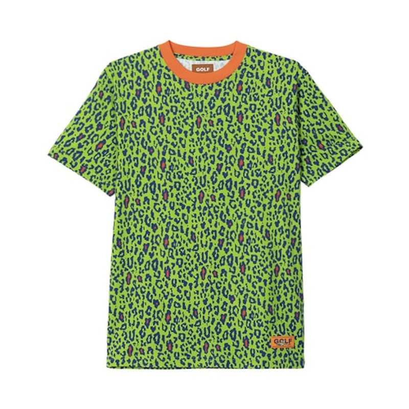 GOLF Digi Leopard Tee White