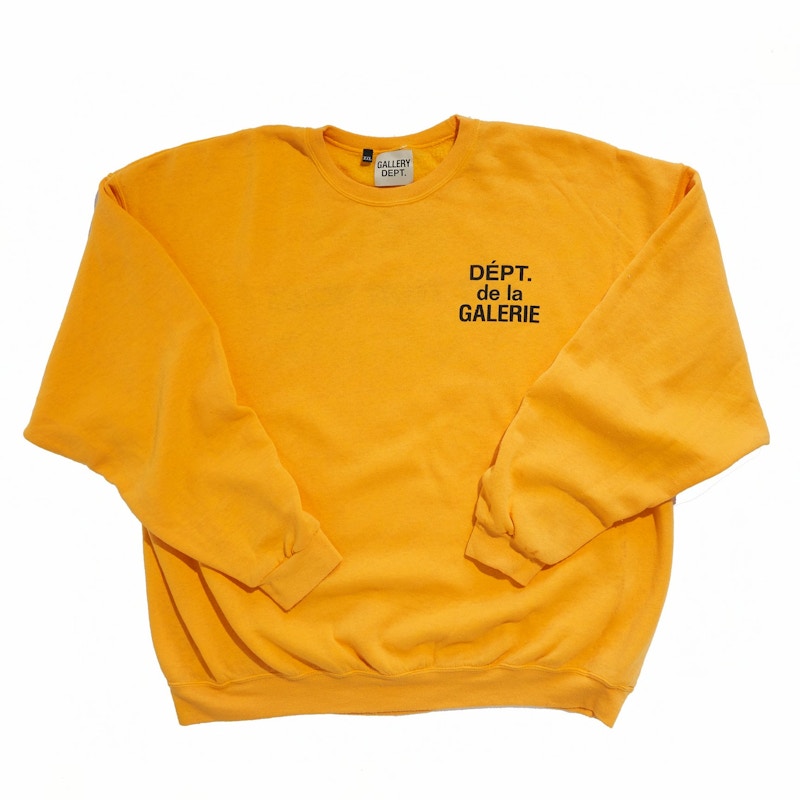 Gallery Dept. Art That Kills Reversible Crewneck Sweatshirt Yellow