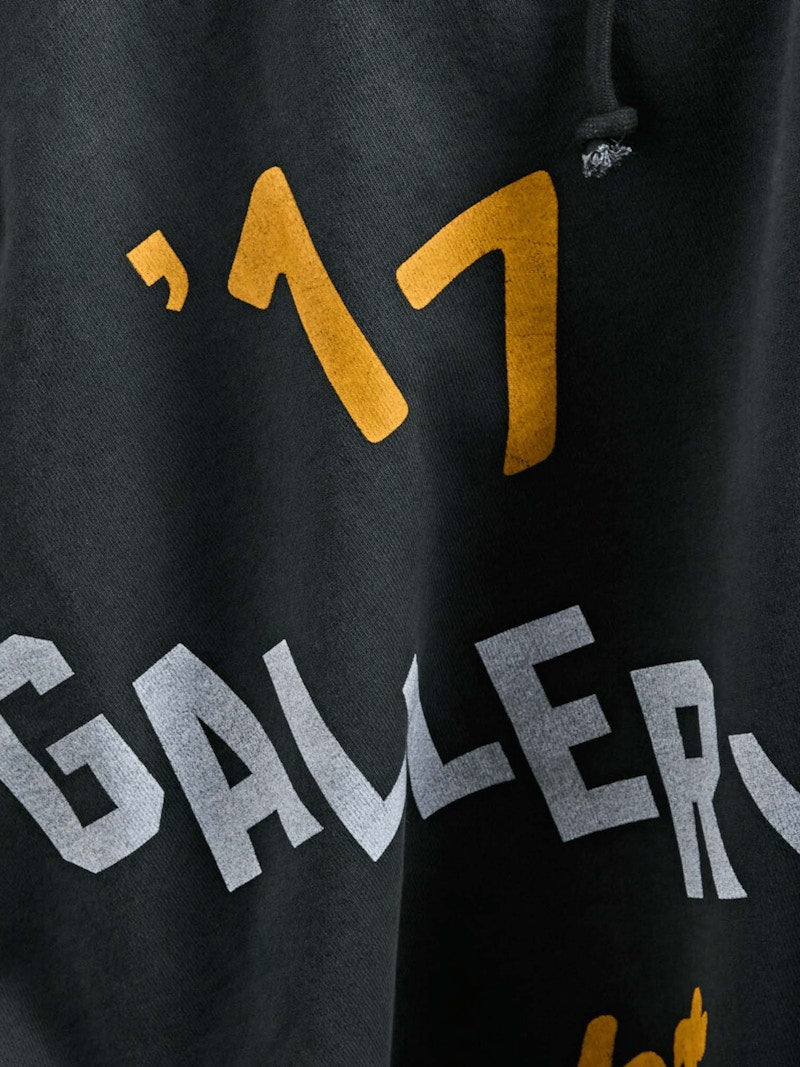 Gallery Dept. Boxing Merch Full Zip Hoodie Wahed Black