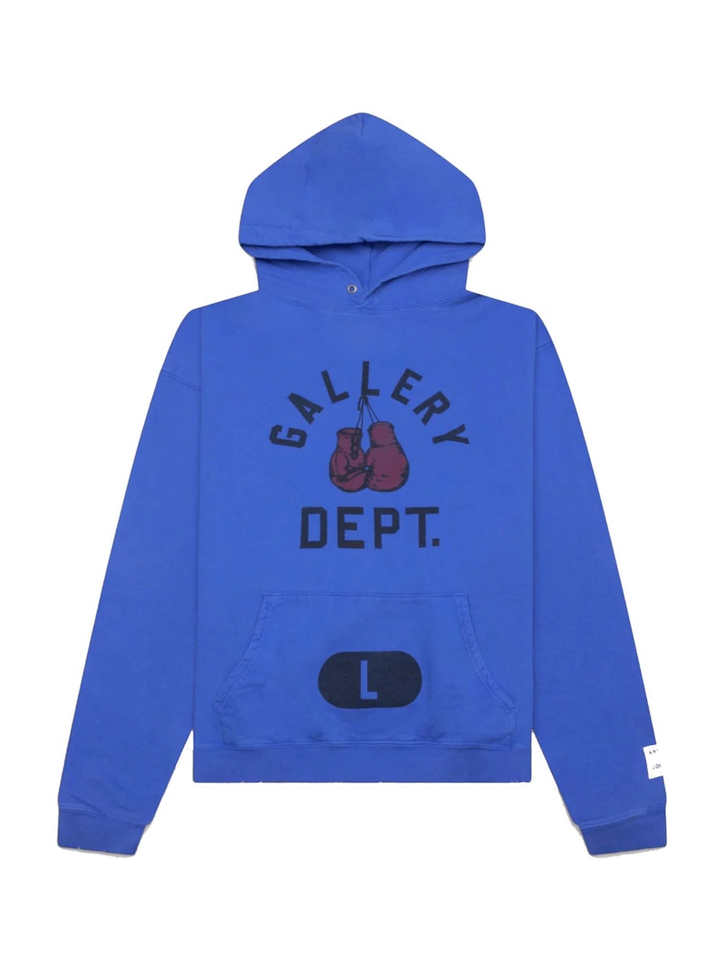 Gallery Dept. Boxing Merch Hoodie Royal Blue