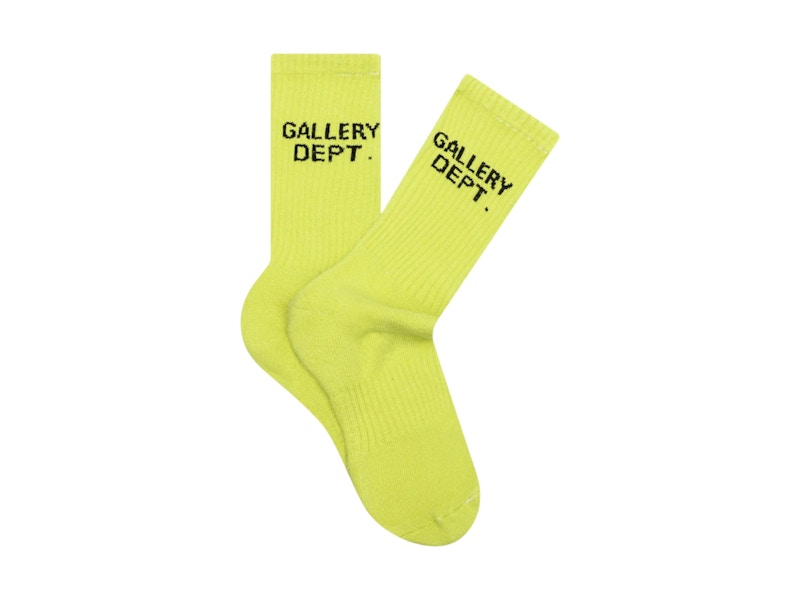 Gallery Dept. Clean Socks Lime Green