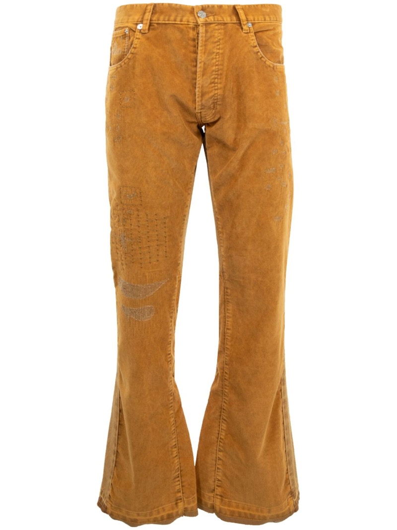 Gallery Dept. Corduroy La Flare Pants Golden Brown